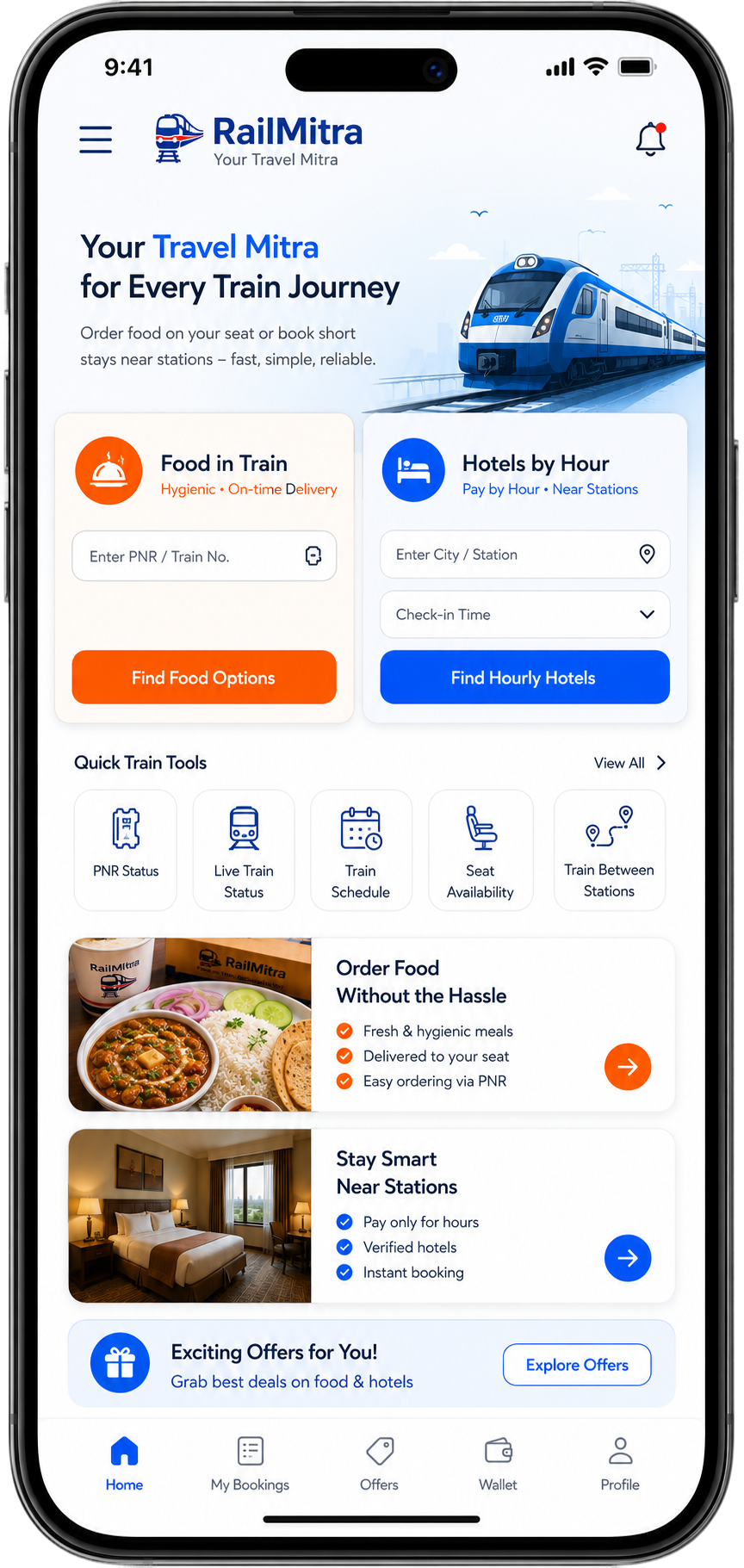 RailMitra App Preview