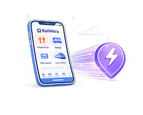 Fast and user-friendly RailMitra app